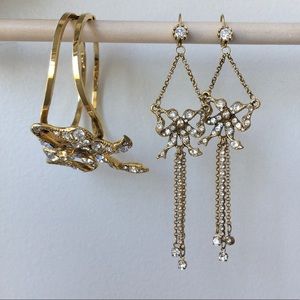 Betsey Johnson - Bow Bracelet & Earring Set